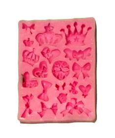 Forma silikonowa : kokardki i korony